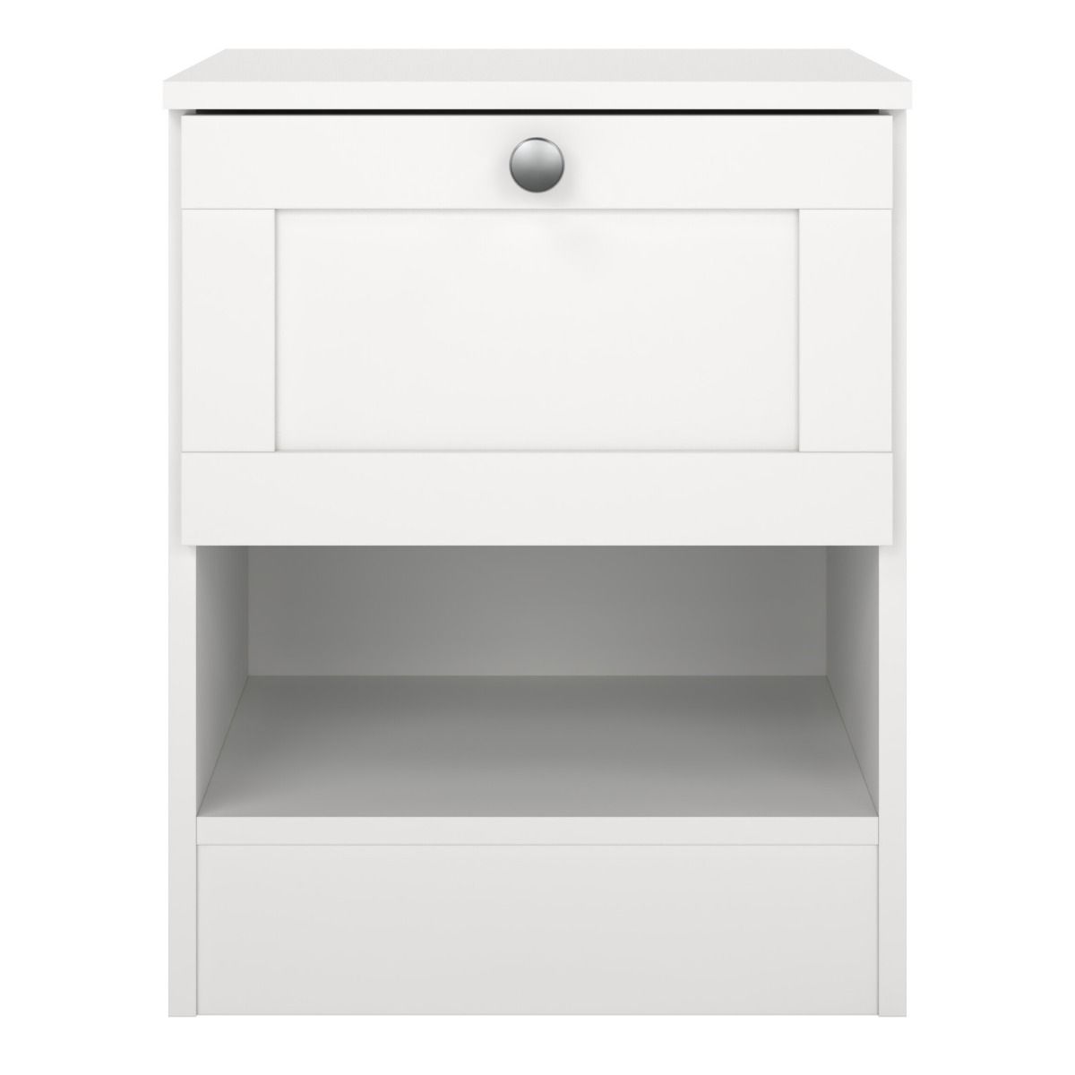 Wooden Bedside Cabinet With 1 Drawer - Brande