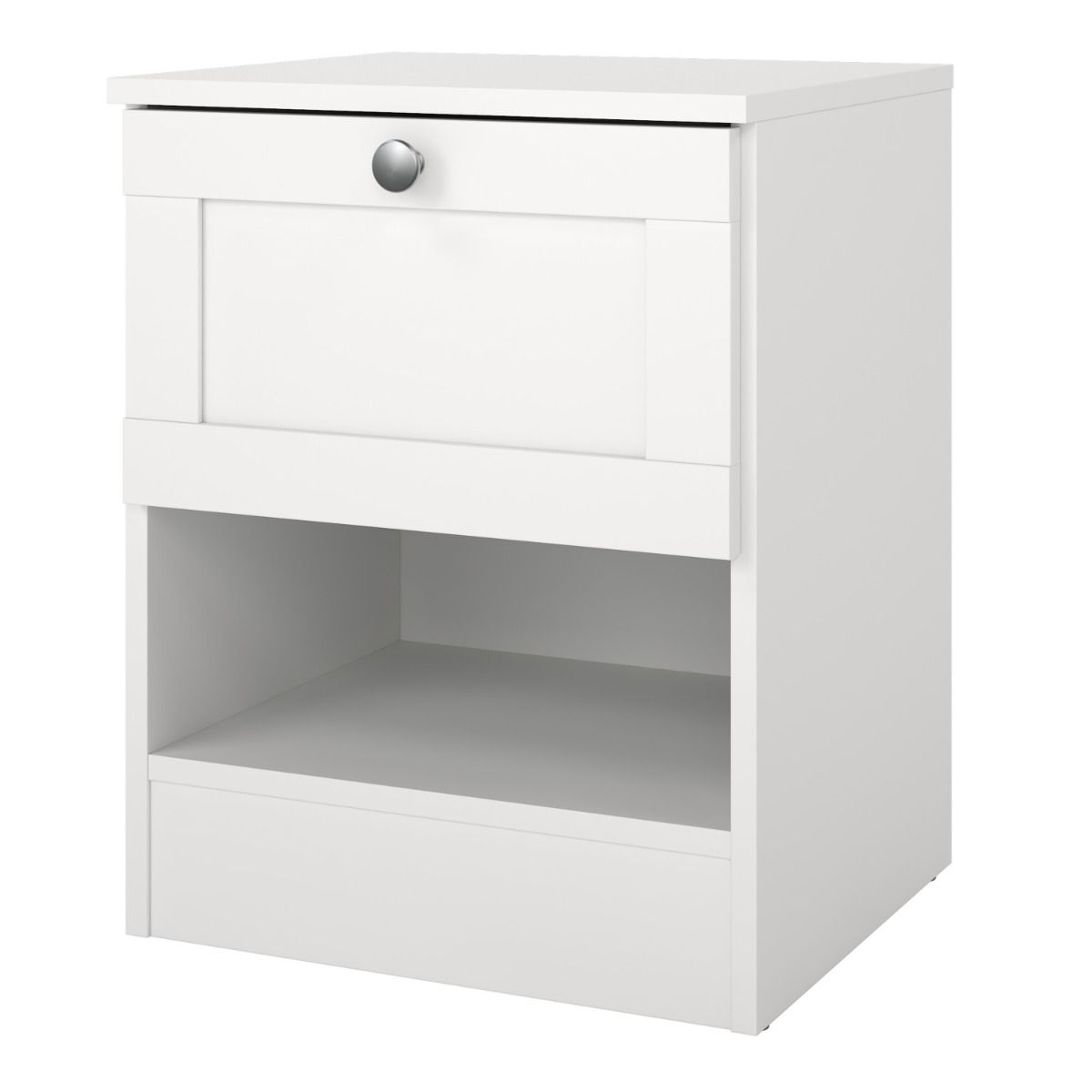 Wooden Bedside Cabinet With 1 Drawer - Brande