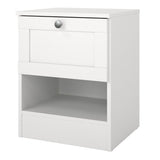 Wooden Bedside Cabinet With 1 Drawer - Brande