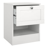 Wooden Bedside Cabinet With 1 Drawer - Brande