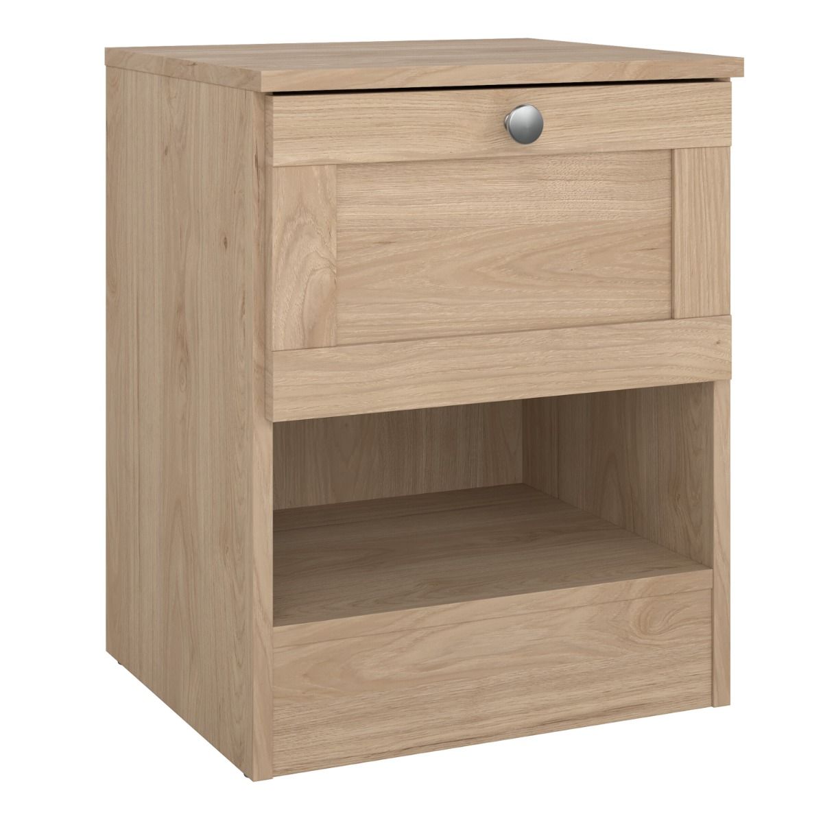 Wooden Bedside Cabinet With 1 Drawer - Brande