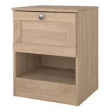 Wooden Bedside Cabinet With 1 Drawer - Brande