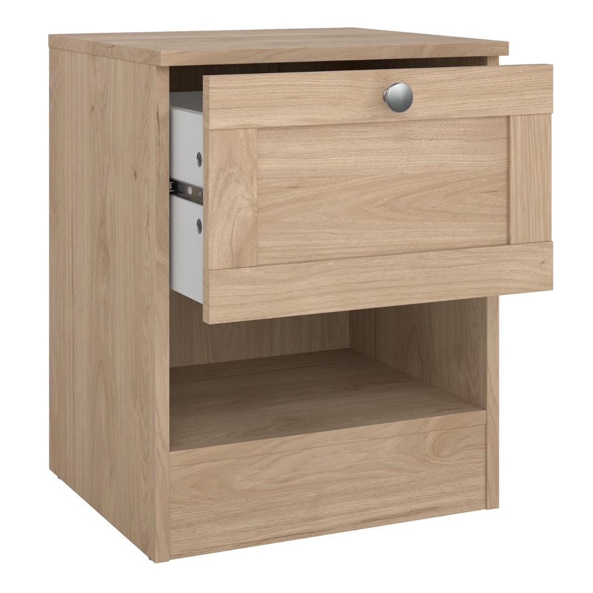 Wooden Bedside Cabinet With 1 Drawer - Brande
