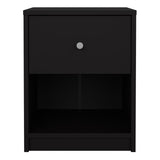 Wooden Bedside Cabinet With 1 Drawer - May