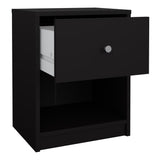 Wooden Bedside Cabinet With 1 Drawer - May