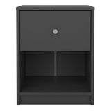 Wooden Bedside Cabinet With 1 Drawer - May