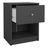 Wooden Bedside Cabinet With 1 Drawer - May