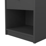 Wooden Bedside Cabinet With 1 Drawer - May