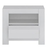 Wooden Bedside Cabinet With 1 Drawer - Novi