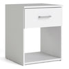 Wooden Bedside Cabinet With 1 Drawer - Space