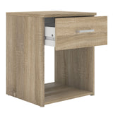 Wooden Bedside Cabinet With 1 Drawer - Space
