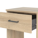 Wooden Bedside Cabinet With 1 Drawer - Space