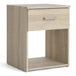 Wooden Bedside Cabinet With 1 Drawer - Space