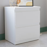 Wooden Bedside Cabinet With 2 Drawers - Edmore