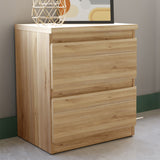 Wooden Bedside Cabinet With 2 Drawers - Edmore