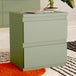 Wooden Bedside Cabinet With 2 Drawers - Edmore