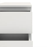 Wooden Bedside Cabinet With 2 Drawers - Nova