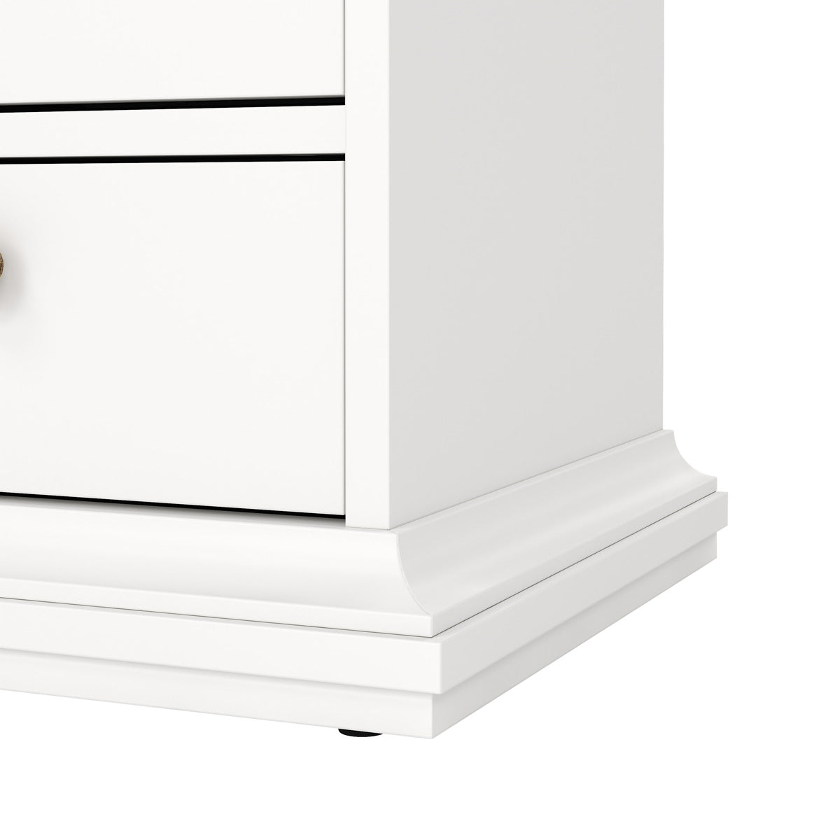 Wooden Bedside Cabinet With 2 Drawers - Paris