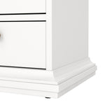Wooden Bedside Cabinet With 2 Drawers - Paris