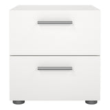 Wooden Bedside Cabinet With 2 Drawers - Pepe