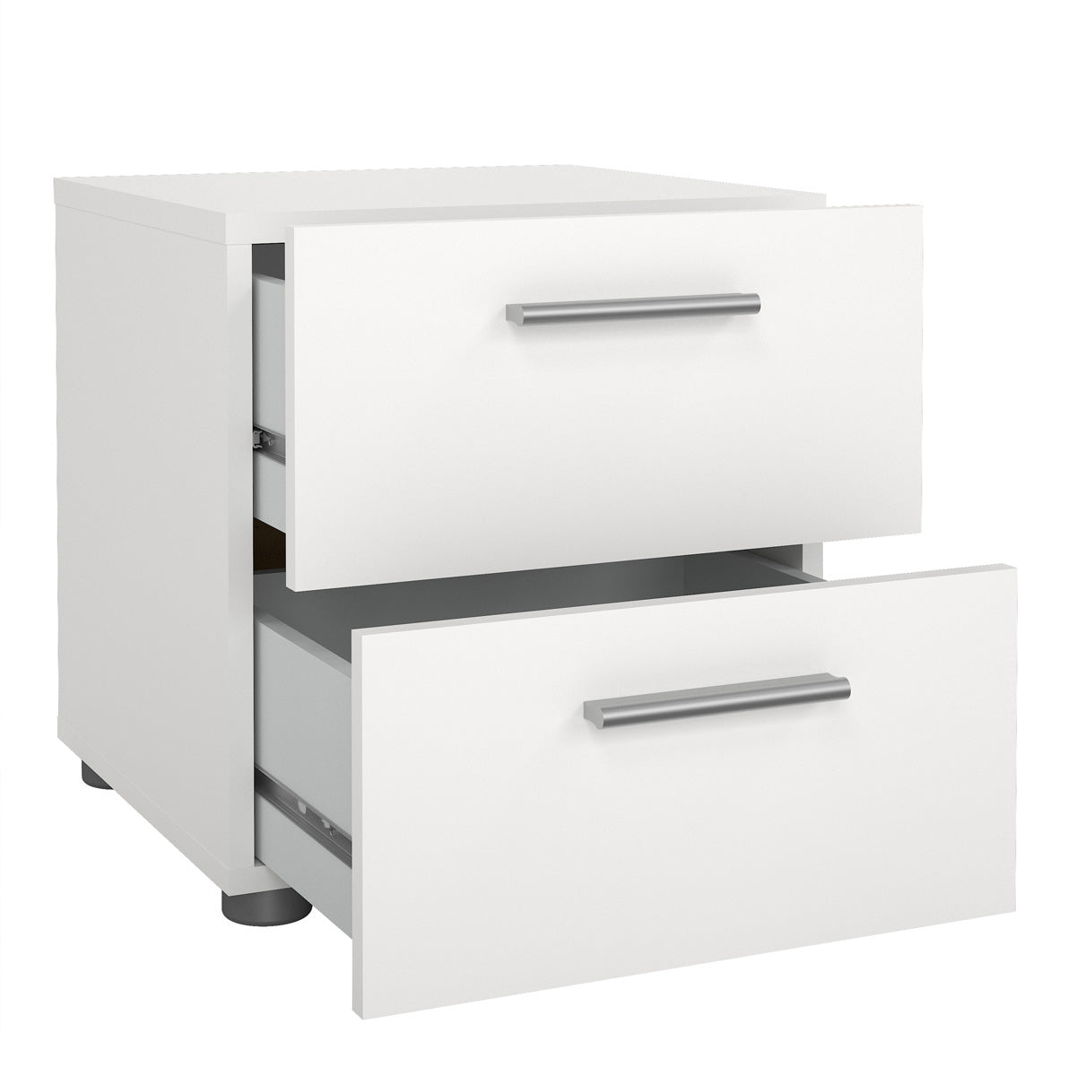Wooden Bedside Cabinet With 2 Drawers - Pepe