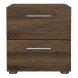 Wooden Bedside Cabinet With 2 Drawers - Pepe