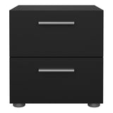 Wooden Bedside Cabinet With 2 Drawers - Pepe