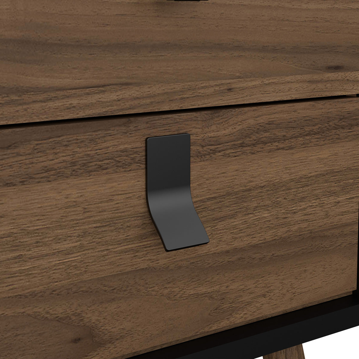 Wooden Bedside Cabinet With 2 Drawers - Ry