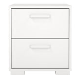Wooden Bedside Cabinet With 2 Drawers - Sofia