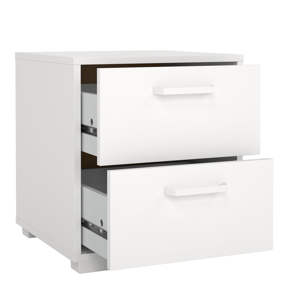 Wooden Bedside Cabinet With 2 Drawers - Sofia