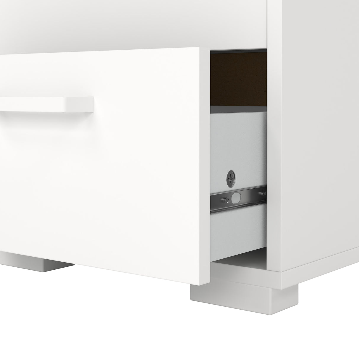 Wooden Bedside Cabinet With 2 Drawers - Sofia