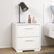 Wooden Bedside Cabinet With 2 Drawers - Sofia