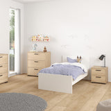 Wooden Bedside Cabinet With 2 Drawers - Sofia