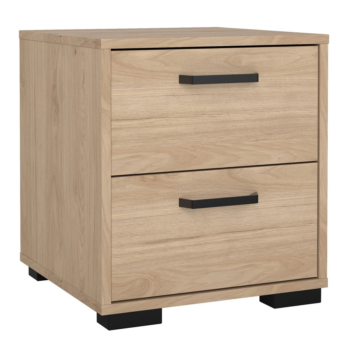 Wooden Bedside Cabinet With 2 Drawers - Sofia