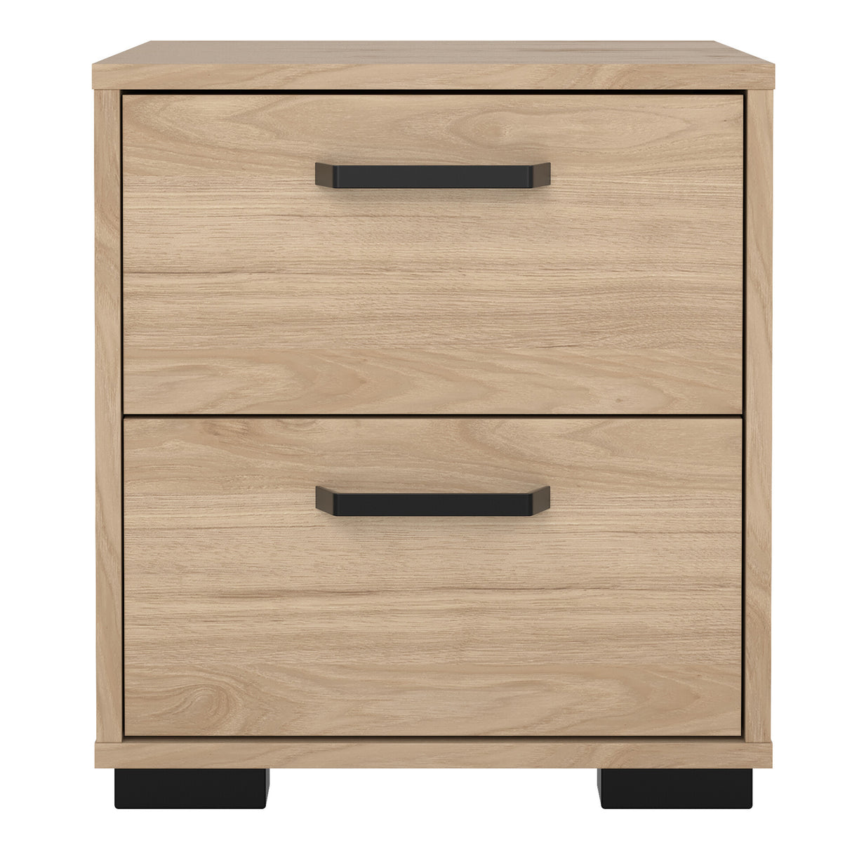 Wooden Bedside Cabinet With 2 Drawers - Sofia