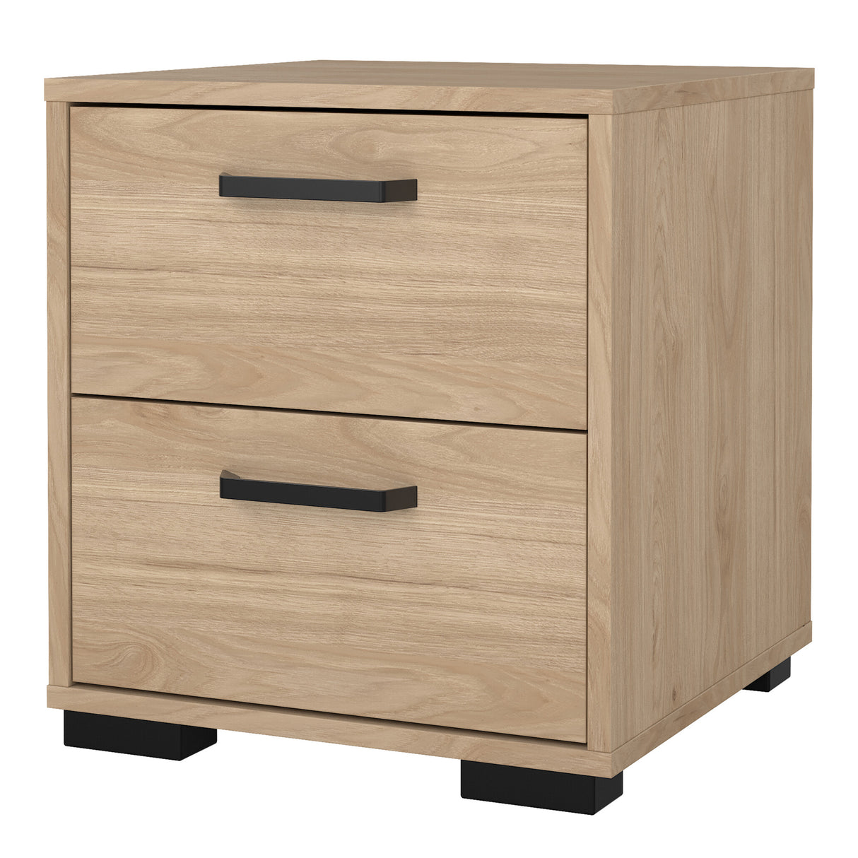 Wooden Bedside Cabinet With 2 Drawers - Sofia