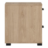 Wooden Bedside Cabinet With 2 Drawers - Sofia