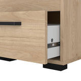 Wooden Bedside Cabinet With 2 Drawers - Sofia