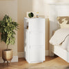 Wooden Bedside Cabinet 25cm Wide With 2 Drawers - Velmora