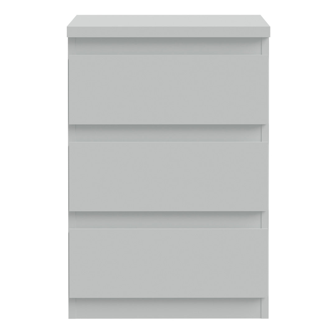 Wooden Bedside Cabinet With 3 Drawers - Edmore