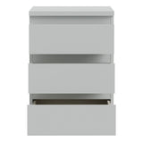 Wooden Bedside Cabinet With 3 Drawers - Edmore