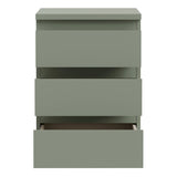 Wooden Bedside Cabinet With 3 Drawers - Edmore