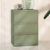 Wooden Bedside Cabinet With 3 Drawers - Edmore