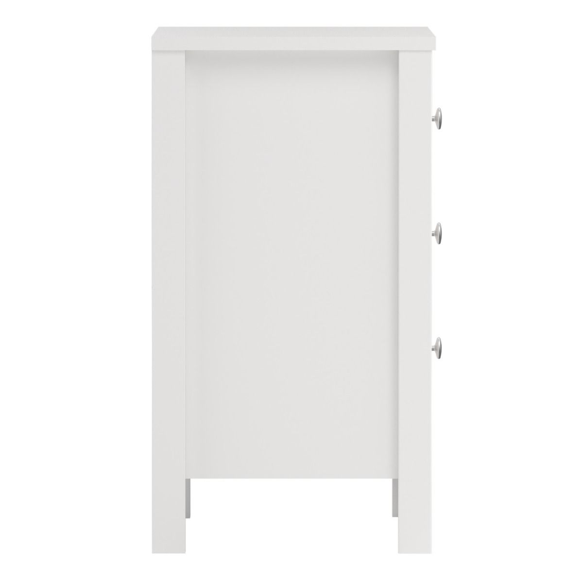 Wooden Bedside Cabinet With 3 Drawers - Madrid