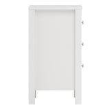 Wooden Bedside Cabinet With 3 Drawers - Madrid