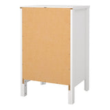 Wooden Bedside Cabinet With 3 Drawers - Madrid
