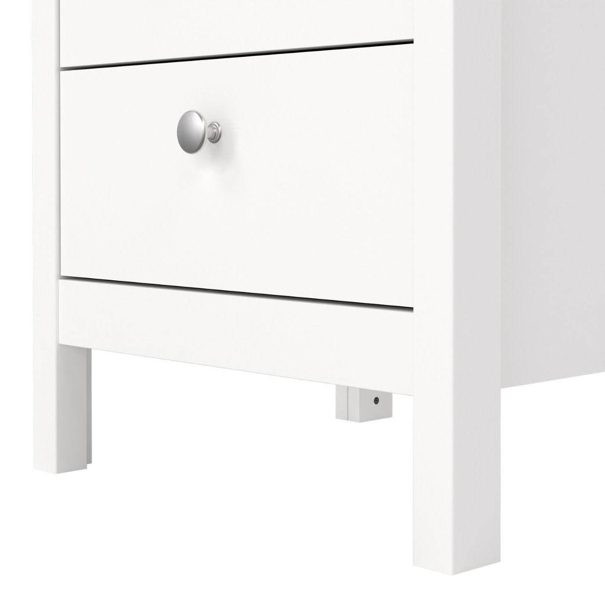 Wooden Bedside Cabinet With 3 Drawers - Madrid