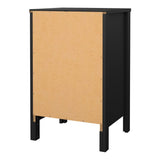 Wooden Bedside Cabinet With 3 Drawers - Madrid