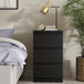 Wooden Bedside Cabinet With 3 Drawers - Naia