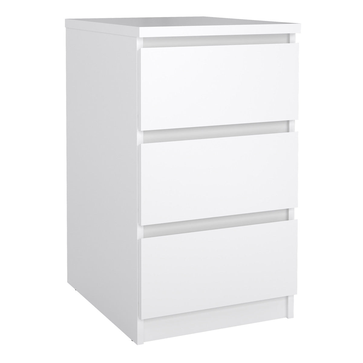 Wooden Bedside Cabinet With 3 Drawers - Naia